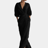 Sidonie | Robe Maxi Minimaliste Rose