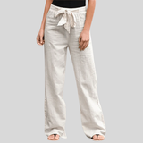 Ida | Pantalon relax femme à cordon et taille élastique