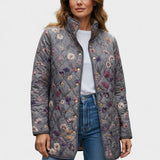 Heidrun – Doudoune matelassée à imprimé floral délicat