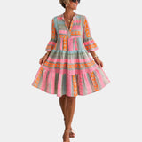 Amicie | Robe midi imprimée