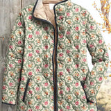 Maja – Doudoune matelassée à petit motif fleuri