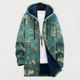 Hedwig | Manteau à motif floral artistique
