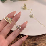 Marie | Ear cuff papillon et fleur