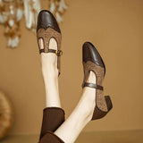 Chloé | Chaussures Vintage en Cuir avec Boucle