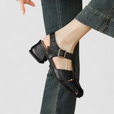 Mathilde | Chaussures orthopédiques Mary Jane en cuir
