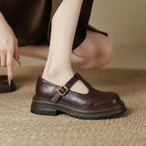 Mary Janes | Élégante Chaussure en Cuir
