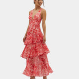 Isa | Robe maxi florale élégante
