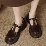 Fleur | Chaussures T-Bar avec Charme Vintage