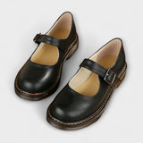 Chaussures Mary Jane vintage pour femme – modèle classique à bride et semelle confort