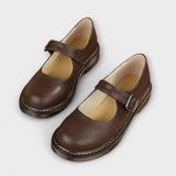 Chaussures Mary Jane vintage pour femme – modèle classique à bride et semelle confort