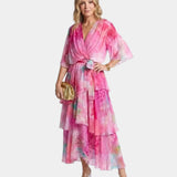 Gilda | Robe avec ceinture à nouer