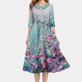 Tessa | Robe fleurie artistique