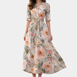 Aurélie | Robe d'été fleurie chaude