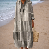 Béatrice | Robe Géométrique Élégante