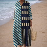 Émilie | Robe Géométrique Élégante