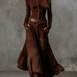 Leonora | Robe longue vintage