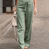 Ida | Pantalon relax femme à cordon et taille élastique
