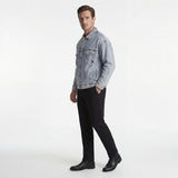 Veste Homme Denim Coton Mélangé – Coupe Relaxed Fit