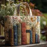 Sac À Main Artisanal  "Livres et Fleurs"