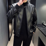 Blouson Homme Slim – Col Montant Minimaliste