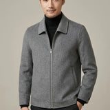 Veste Homme en Laine – Col Court Style Business Moderne