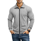 Veste Homme Texturée Style Waffle – Coupe Droite Col Classique