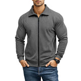Veste Homme Texturée Style Waffle – Coupe Droite Col Classique