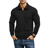 Veste Homme Texturée Style Waffle – Coupe Droite Col Classique