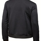Veste Homme en Maille Texturée – Fermeture Zippée Structurée