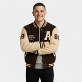 Veste Varsity en Cachemire Homme