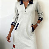 Sophie | Robe longue en coton élégante