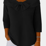 Lúa | Pull chaud et féminin avec nœud
