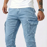 Jean | Pantalon Cargo Élastique