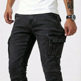Jean | Pantalon Cargo Élastique