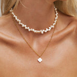 Isaline | Collier Pendentif Carreaux d'Été