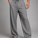 Théo – Pantalon Droit en Coton et Lin