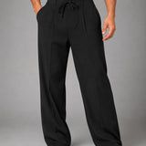 Théo – Pantalon Droit en Coton et Lin