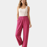 Alix | Pantalon en coton et lin