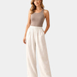 Alix | Pantalon en coton et lin